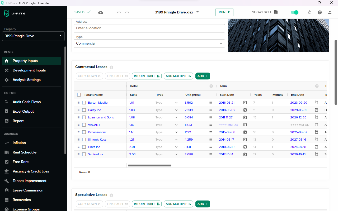 Tenants are imported as linked values