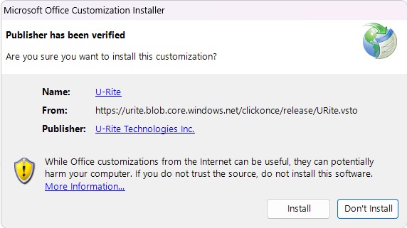 U-Rite Installation 2